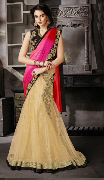 Designer Alluring Lehenga Saree