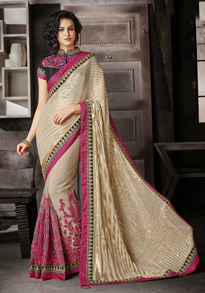Charismatically Crafted designer saree