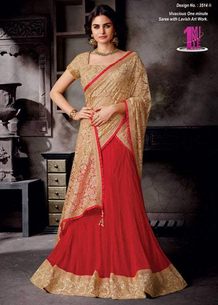 Designer Net jequard Saree 