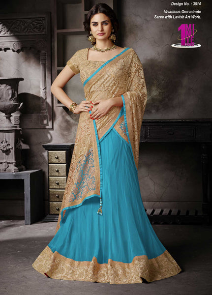 Designer Net jequard Saree 