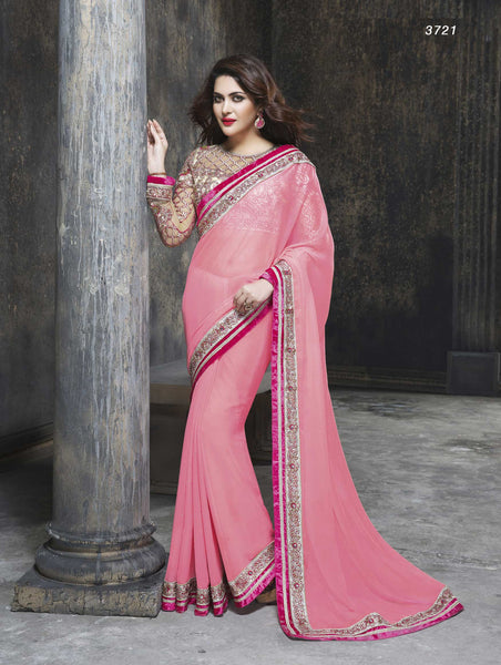 Enhance Your Party Look With This Chiffon Saree