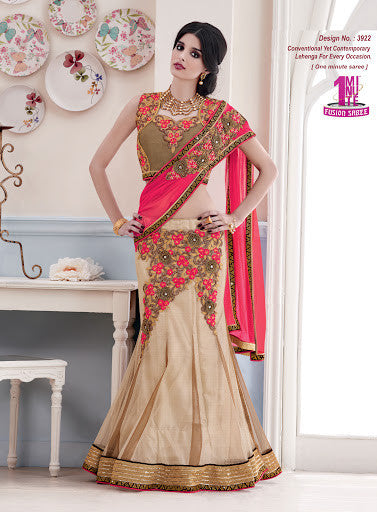 DESIGNER LEHNGA CUM READY TO WEAR SAREE