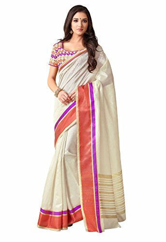 Be a style icon on any occasion by wearingWhite Elegant saree - RAJSHRIFASHIONS