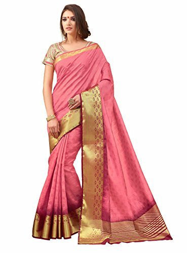Be a style icon on any occasion by wearingpink Elegant saree - RAJSHRIFASHIONS