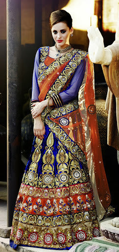 Thrive Frill Bridal Lehenga Choli