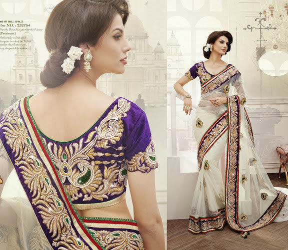 Trendy Diva Designer Worked Saree