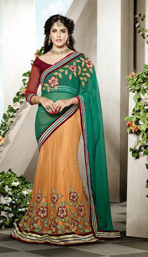 Appealing Light Orange Color Designer Lehenga choli
