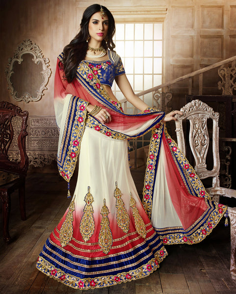 Alluring Designer Lehenga with Levish work and stunning color