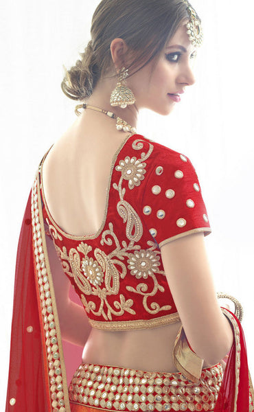 Classy Orange Color Turcky Silk Designer Lehenga Choli