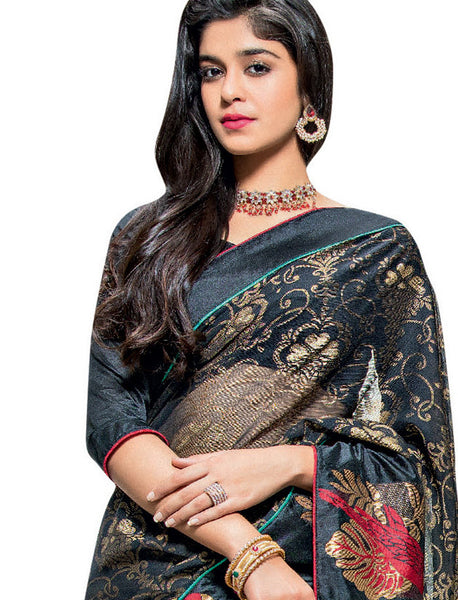 Pink Color Georgette Designer Saree