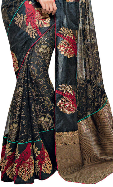 Pink Color Georgette Designer Saree