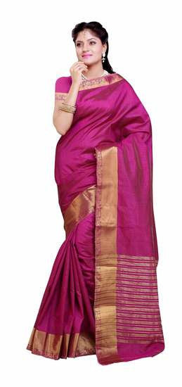 Glamouratic Digital Printed Red Art Silk Ethnic Wear Party Saree - RAJSHRIFASHIONS