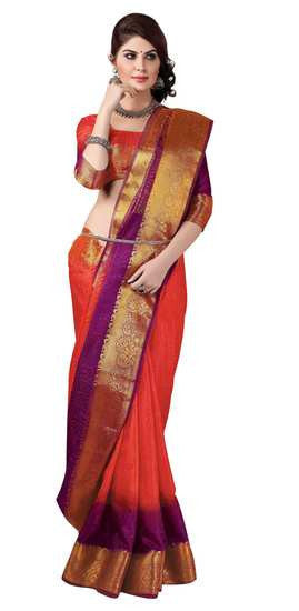 Rich Look Grand Bridal Broad Bordered Green and Blue Saree - RAJSHRIFASHIONS