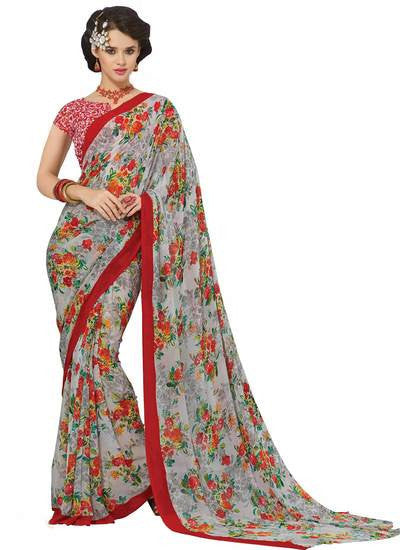 Defining royalty in its true sense Multi color saree crafted on pure weight lace material - RAJSHRIFASHIONS