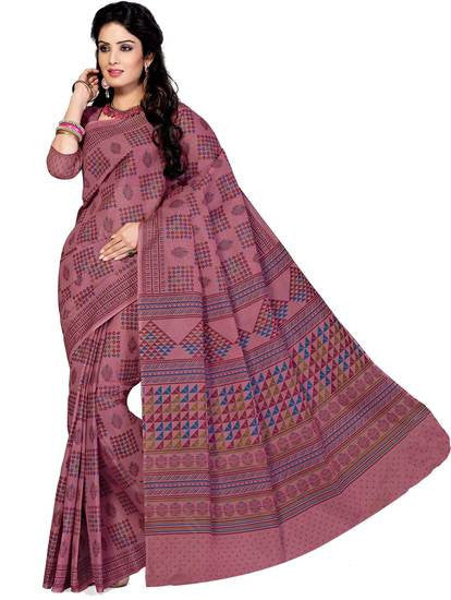 graceful sareeBeige color saree crafted on Cotton - RAJSHRIFASHIONS