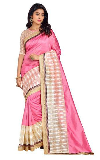 Bring attitude to your style with this exclusive Orange color saree crafted on Cotton - RAJSHRIFASHIONS