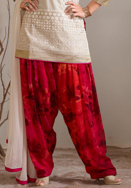 Bisque Cream Readymade Salwar Suit