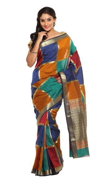 lift-up-yours-style-paithani-silk-multicolor-applique-work-resham_embroidery-wedding-ethnic-sarees Rajshri Fashions