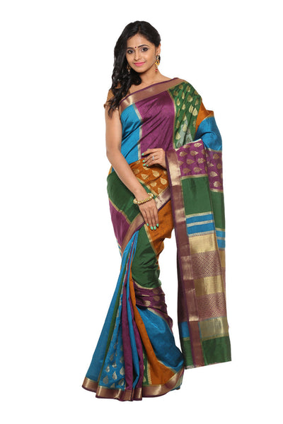 personality-glow-in-your-festival-paithani-silk-multicolor-applique-work-resham_embroidery-wedding-ethnic-sarees Rajshri Fashions