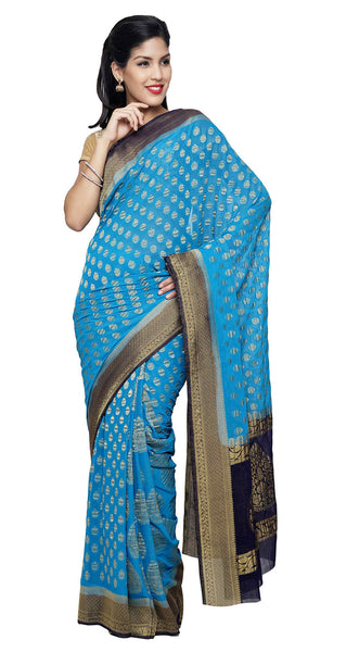 personality-glow-in-your-festival-paithani-silk-blue-applique-work-resham_embroidery-wedding-ethnic-sarees Rajshri Fashions