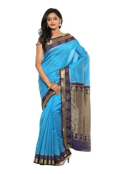 bring-attiude-yours-style-paithani-silk-blue-applique-work-resham_embroidery-wedding-ethnic-sarees Rajshri Fashions