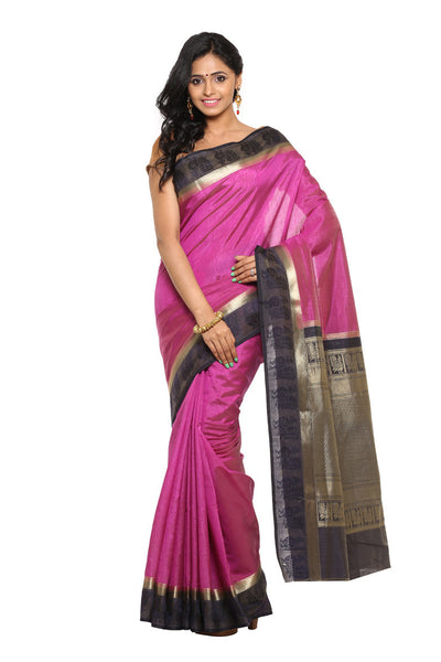 brightest-colour-definate-paithani-silk-pink-applique-work-resham_embroidery-wedding-ethnic-sarees Rajshri Fashions