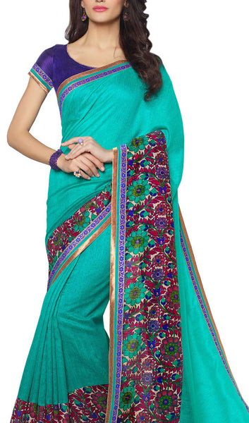 Saptrangi Digital Printed Organic Linen Latest Trend Beige Saree