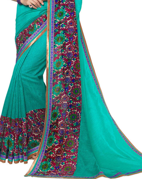 Saptrangi Digital Printed Organic Linen Latest Trend Beige Saree